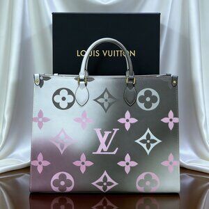 Louis Vuitton Onthego GM Monogram Gradient Pink